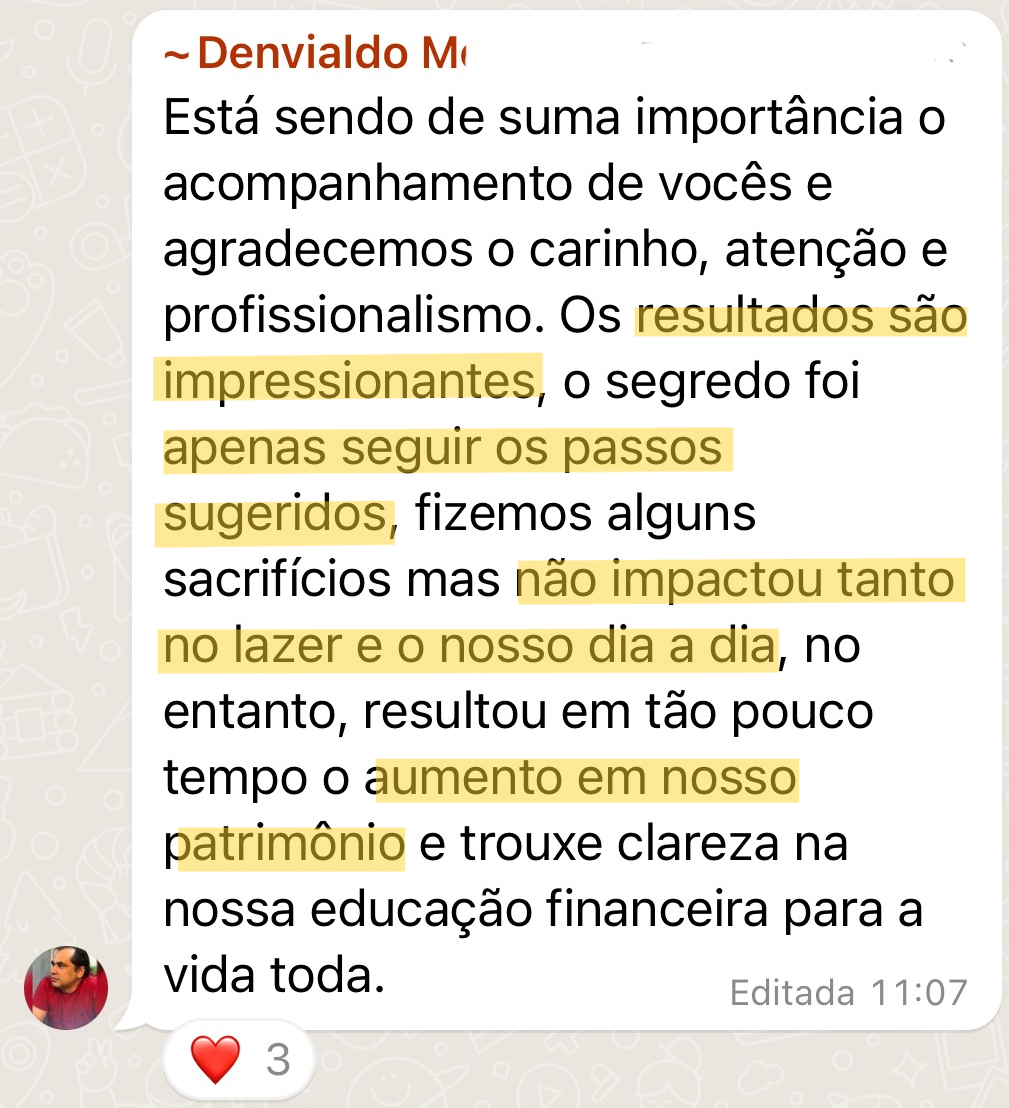 Depoimento de aluna do Caixa Livre